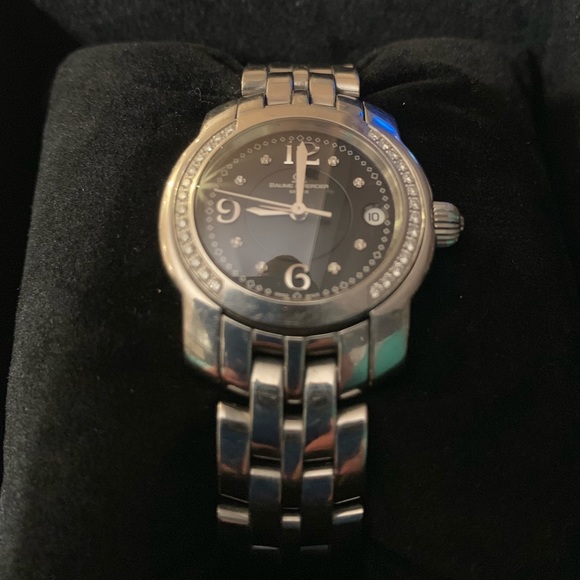 Baume & Mercier Steel Diamond Bezel & Dial Watch - Picture 8 of 8